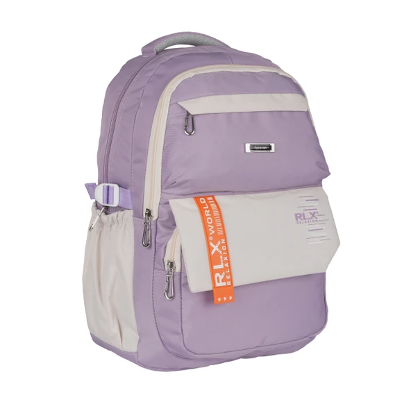 Relaxion Lila 2059 Su Geçirmez Astarlı Kumaş Sırt Çantası