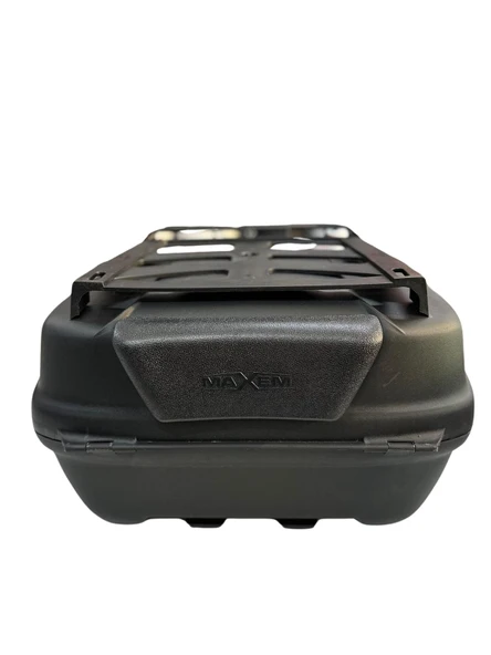 MAXEM 45 Litre Üst Bagaj+Sırtlık Beyaz Motosiklet Çantası - 2