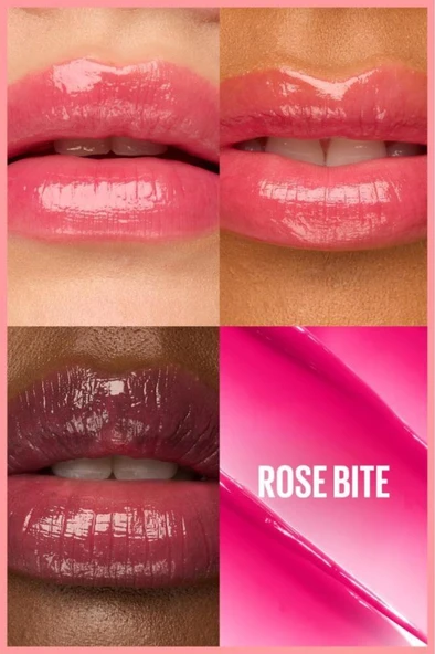 Maybelline New York Lifter Glaze Shea Yağı ve Hyalüronik Asit içeren Renkli Dudak Balmı - 03 Rose Bite - Resim 2