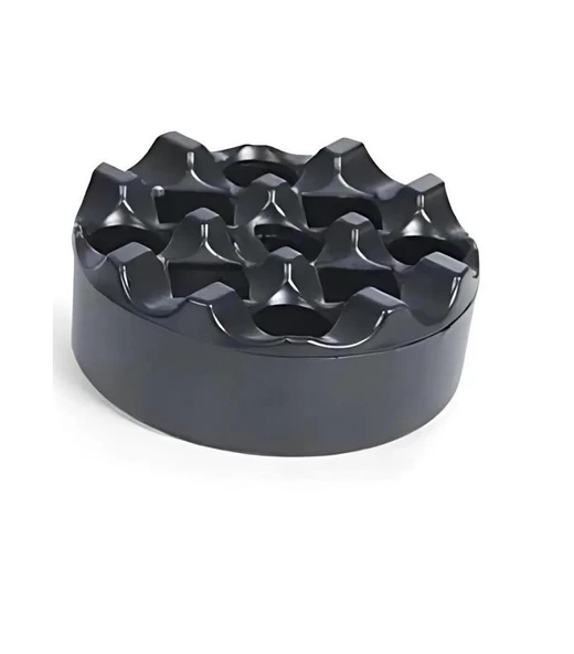 Döküm Yuvarlak Küllük Siyah 9cm - 2
