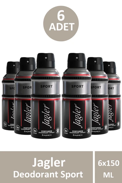 Jagler Deodorant Sport 150 ml 6 Adet