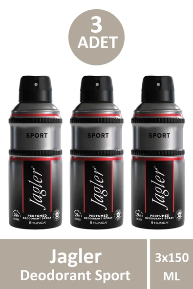 Jagler Deodorant Sport 150 ml 2 Adet