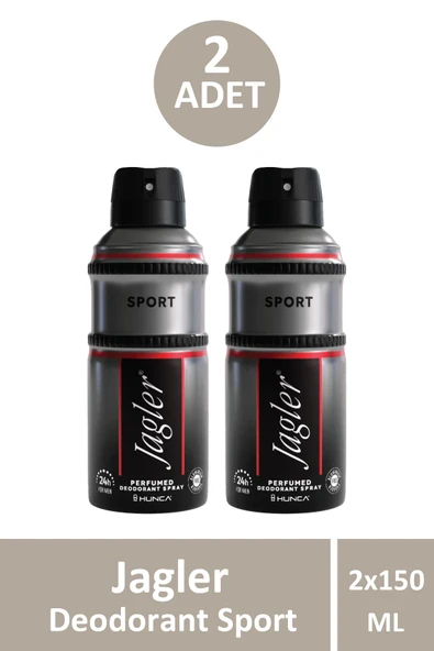 Jagler Deodorant Sport 150 ml 2 Adet