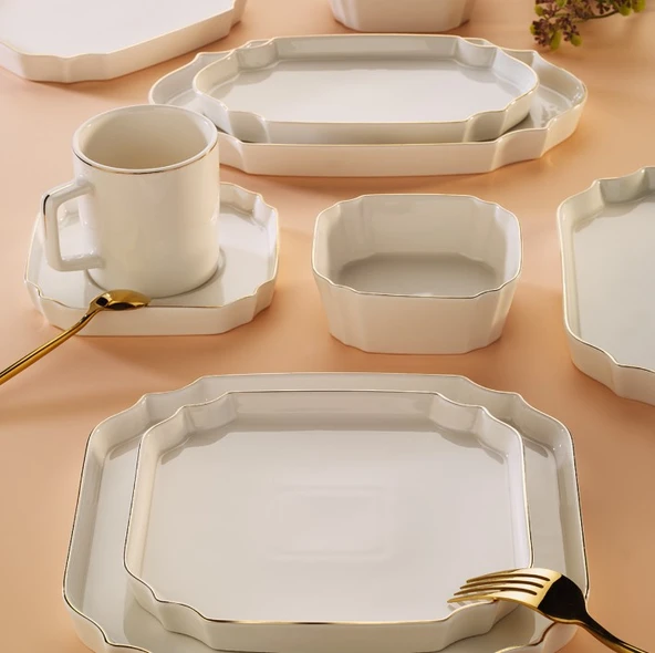 Aryıldız Katy Gold 32 Parça Kahvaltı Seti