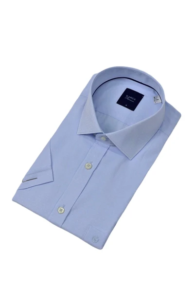 Erkek Klasik Armürlü Kısa Kol Gömlek 9408 BGL-ST04569 ürün görseli