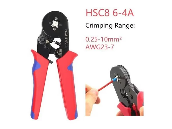 TECHNOZİ HSC8 6-4A Yüksük Sıkma Pensesi - 4