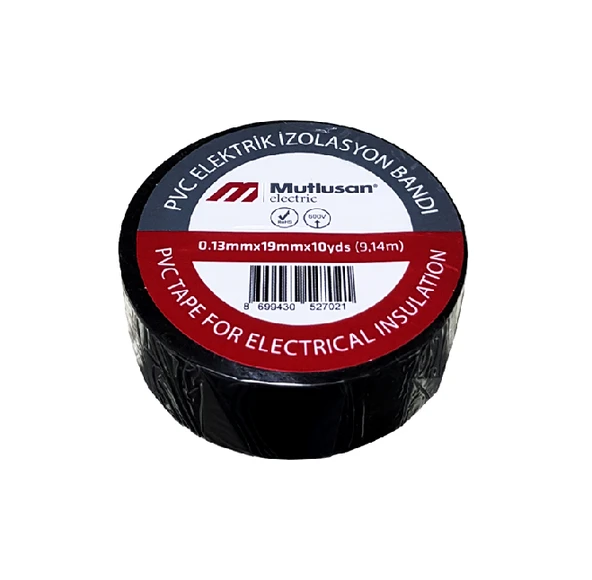 Mutlusan İzolebant 19 mm Elektrik Bandı Siyah ürün görseli 1