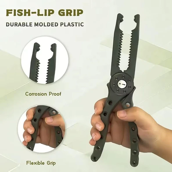 Shufa Balık Tutma Maşası 23Cm Kılıflı Bele Takılabilen - 10