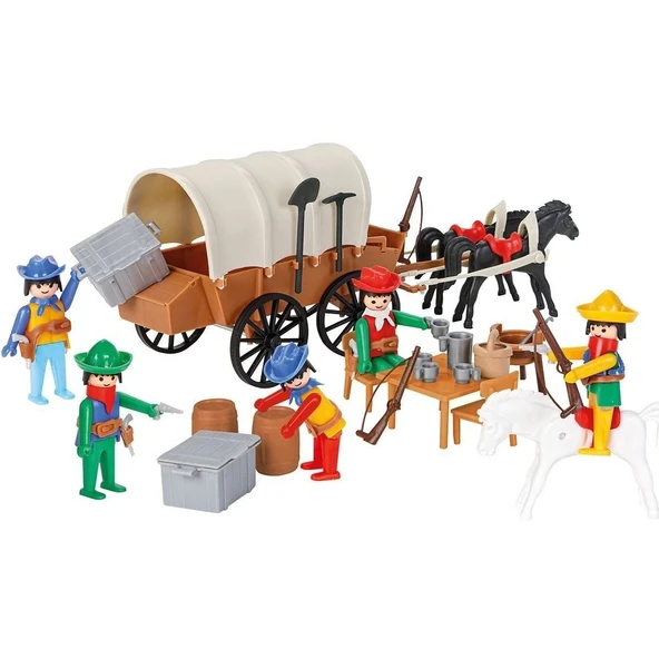 04 003 Mini Mekanik Seri 3 Kovboy Arabası -pilsan Oyuncak
