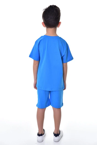 SNOOPY Baskılı 2'li Şort - T-Shirt Çocuk Takım - Resim 2