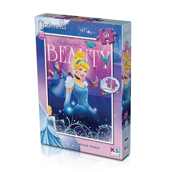 Crl709 Ks, Cinderella  50 Parça Çocuk Puzzle