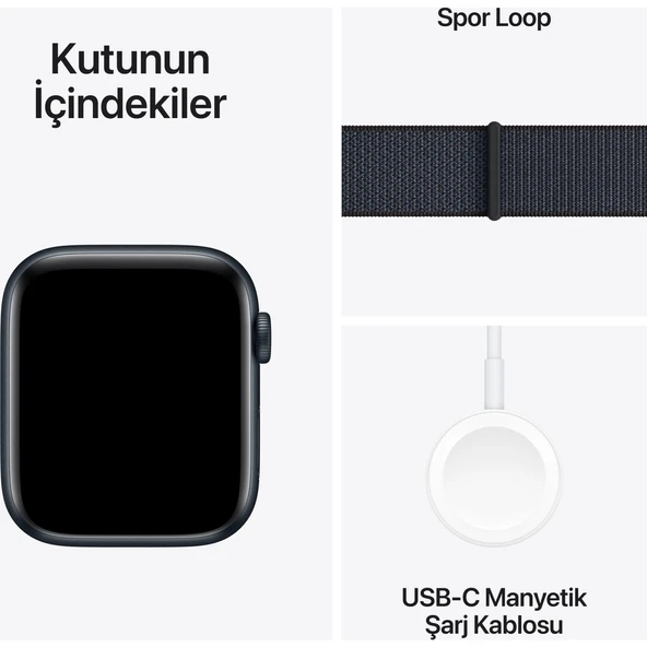 Apple Watch Se Gps 40MM Midnight Aluminium Case With Ink Sport Loop - 7