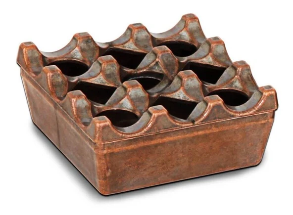 Döküm Kare Küllük Bakır 8cm - 3