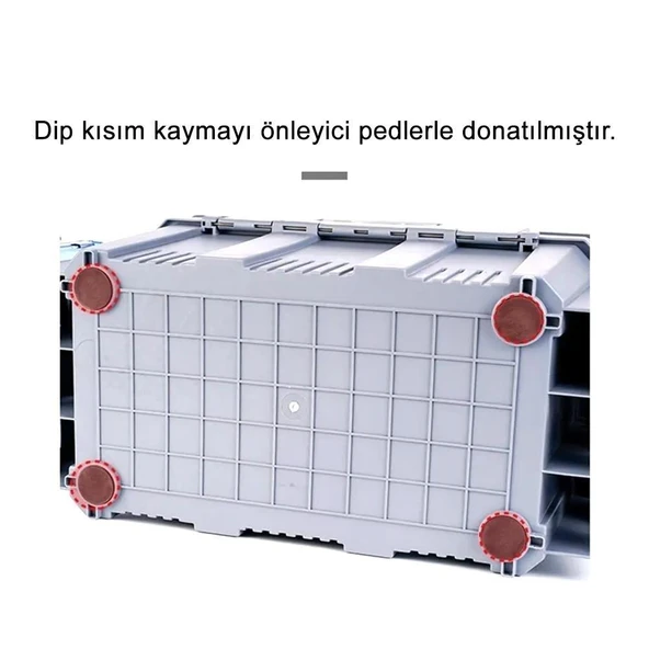 Shufa Çift Katlı Ekstra Dayanıklı Profesyonel Balıkçı Kutu Çanta 19.5 Lt - 8