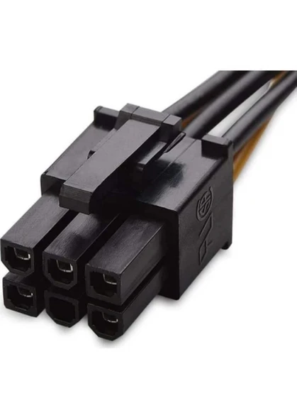 Sata Power 15 Pin (Erkek) To 6 Pin Atx (Erkek) Power Kablo - 2