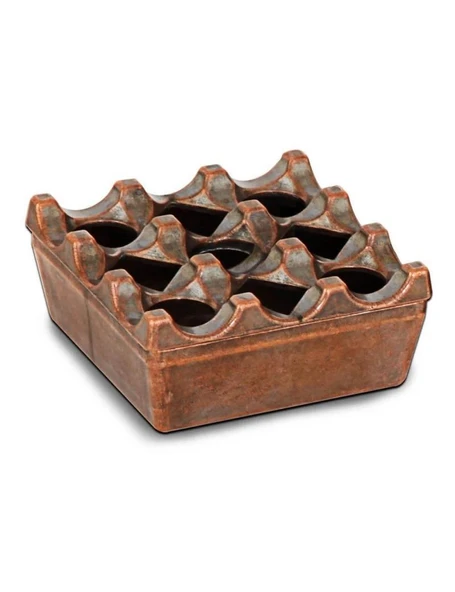 Döküm Kare Küllük Bakır 8cm