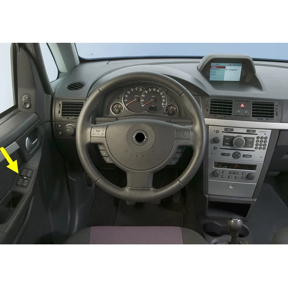 Opel Meriva A 2003-2010 Sol Ön Kapı Dörtlü Cam Açma Düğmesi ürün görseli 1