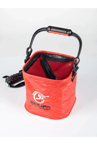 Shufa Katlanabilir Balıkçı Kovası ( Fonksiyonel Taşınabilir Yem Kovası )