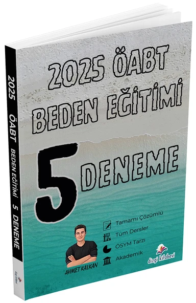 Dizgi Kitap 2025 ÖABT MEB-AGS Beden Eğitimi Öğretmenliği 5 Deneme Çözümlü - Ahmet Kalkan Dizgi Kitap Yayınları
