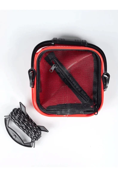 Shufa Katlanabilir Balıkçı Kovası ( Fonksiyonel Taşınabilir Yem Kovası ) - 3