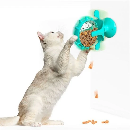 Vantuzlu Zilli Mama Kaplı Eğlenceli Eğitici Kedi Oyuncağı - 2