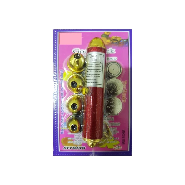 4 Yedek Başlıklı Pilli Kedi Oyuncağı Lazer Anahtarlık - 4