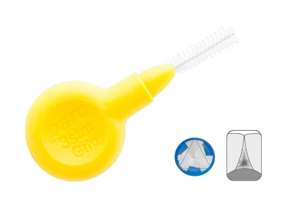 TechTic 1092 Flexi Kauçuk Arayüz Ortodonti Köprü ve İmplant Fırçası Arayüz Fırçası