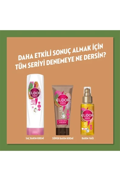 Elidor Hindistan Cevizi Yağı Onarıcı Yıpranma Karşıtı Şampuan 400 ml - 6