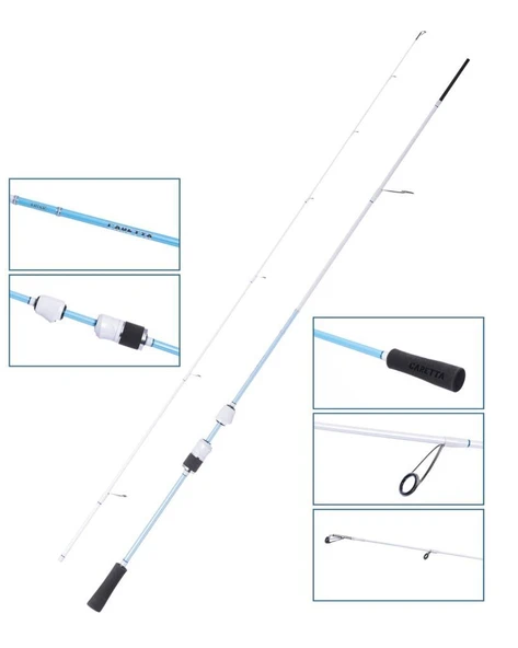 Caretta Arise 232 cm 1-18 gr Light Spin Kamışı - 2