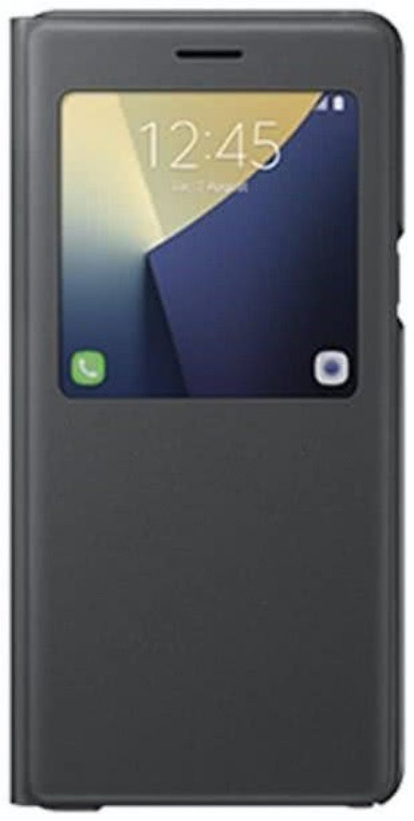 Samsung Galaxy Note 7 S-View Kılıf Siyah - EF-CN930PBEGWW