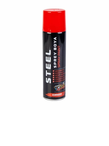 Steel Sprey Boya Kırmızı 200ml 3421