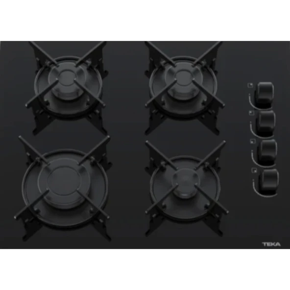 TEKA Gazlı Ocak Siyah 60cm GBE 64002 KB - 4