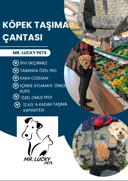 Mr.Lucky Pets Köpek Taşıma Çantası - 4