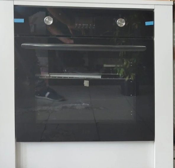 Çetintaş Evii 5232 TAŞ Dijital Siyah Turbo Ankastre Fırın
