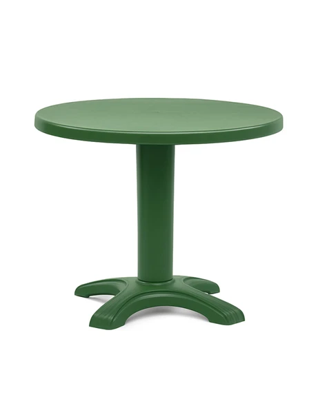 60 CM Plastik Yuvarlak Bahçe-Balkon Masası - 3