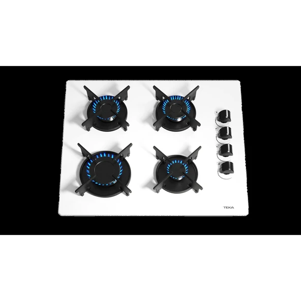 TEKA Cam Gazlı Ocak Beyaz 60cm GBE 64002 KB - 15