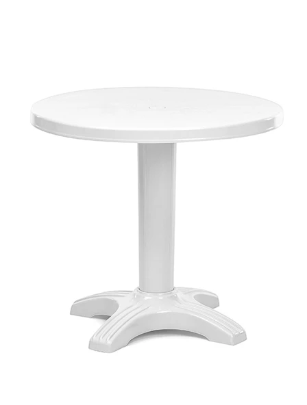 60 CM Plastik Yuvarlak Bahçe-Balkon Masası - 2