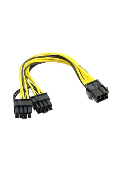 Pci E 8 Pin 6+2 2 X Pci-E Ekran Karti Power 4302A Çoklayici Kablo