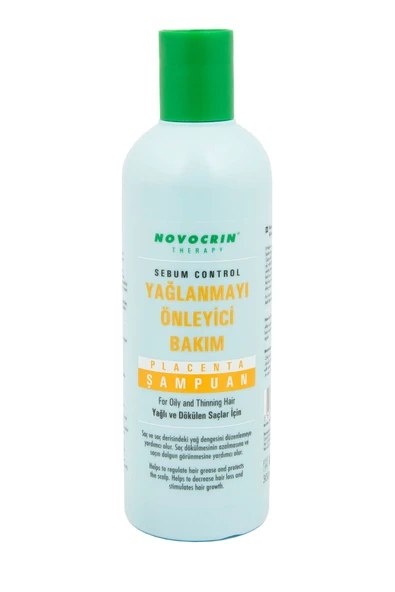NOVOCRİN PLACENTA YAĞLANMA ÖNLEYİCİ BAKIM ŞAMPUANI 300 ML