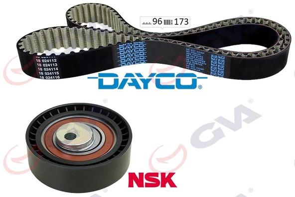 EKSANTRİK GERGİ KİTİ 096x173 DACIA LOGAN 04 SANDERO 08 DOKKER 13 1.4 K7J 1.6 K7M ürün görseli 1