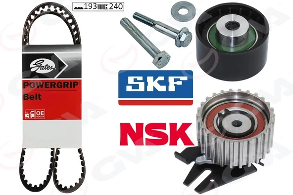 EKSANTRİK GERGİ KİTİ FIAT DOBLO 01 BRAVA 96 01 BRAVO 96 01 PALIO 00 MAREA 96 1.9TD ürün görseli