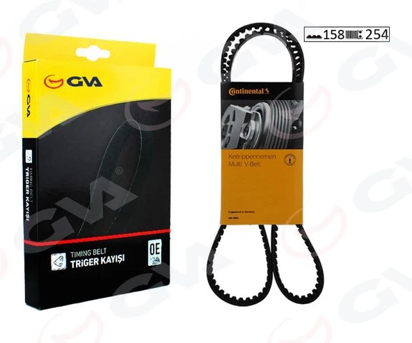 TRİGER KAYIŞI 158x254 BRAVO- BRAVA- MAREA- PALIO 1.6 GD158H8P254