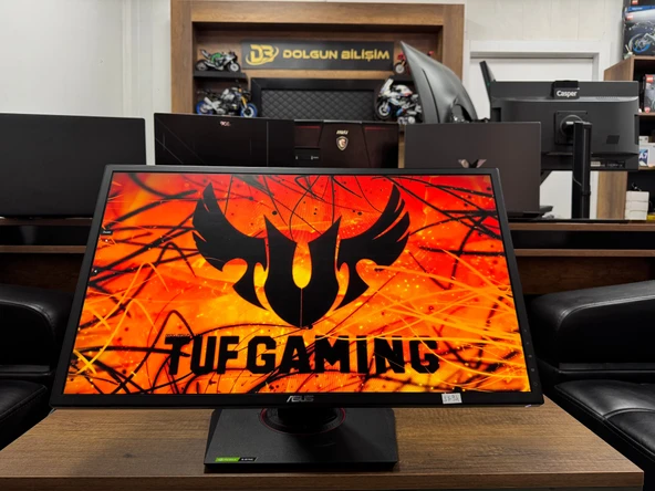 Asus VG248QG 24” Full HD 165Hz 0.5ms Pivot Oyuncu Monitörü (İKİNCİ EL) - 2