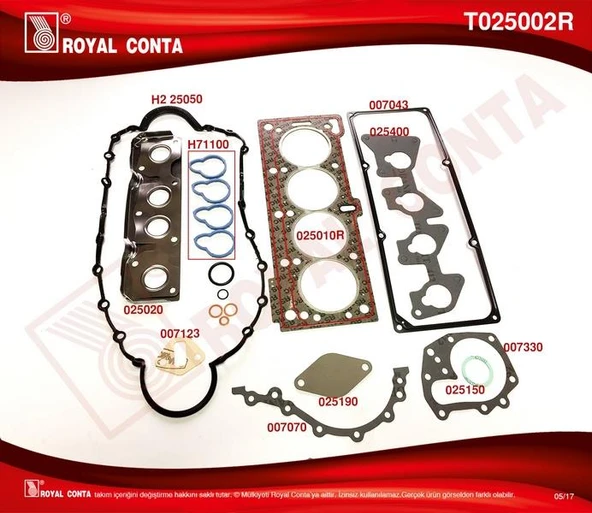 MOTOR ÜST CONTA TK. MEGANE I 96 CLIO II 98 KANGOO 97 CLIO SYMBOL I 00 1.4 K7J 1.6 K7M