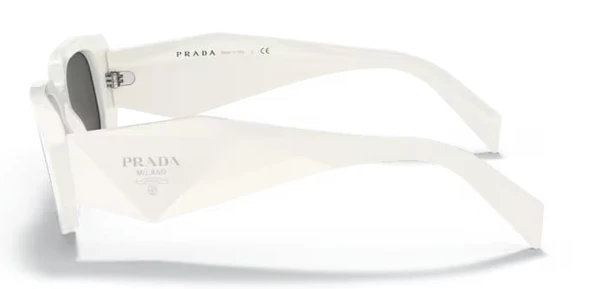 Prada SPR 17W 1425S0 White-Dark Grey Kadın Güneş Gözlüğü - 2