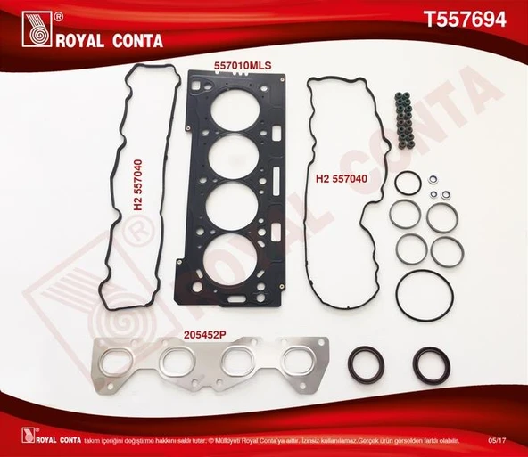 ÜST TAKIM CONTASI SKT KEÇELİ REINZ S.LASTİKLİ P206-P207-P307-P308 1.6 16V TU5JP4