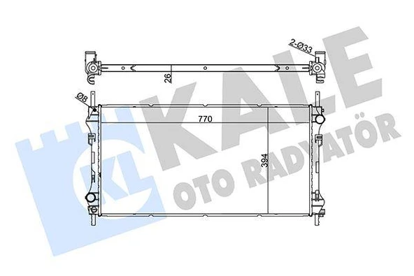 MOTOR SU RADYATORU AC TRANSIT V184 2.4TDCI 115PS 120PS 125PS 01 06 KLIMALI ürün görseli