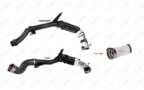 TURBO HORTUMU KÜÇÜK PLASTİK PARÇA CLIO IV-DOKKER-LODGY-LOGAN II-SANDERO II-DUSTER 1.5 DCI 09