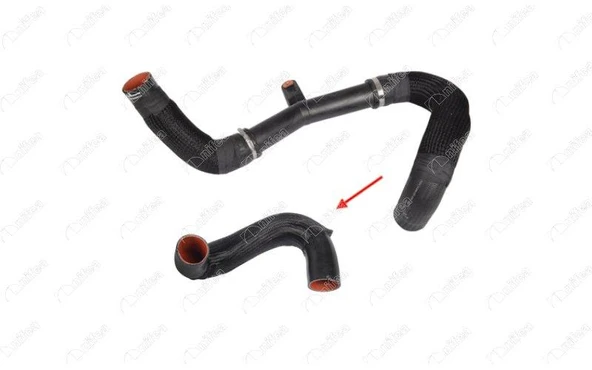TURBO HORTUMU PLASTİK BORU HARİÇ OK İLE GÖSTERİLEN BÜYÜK HORTUM FIAT DUCATO