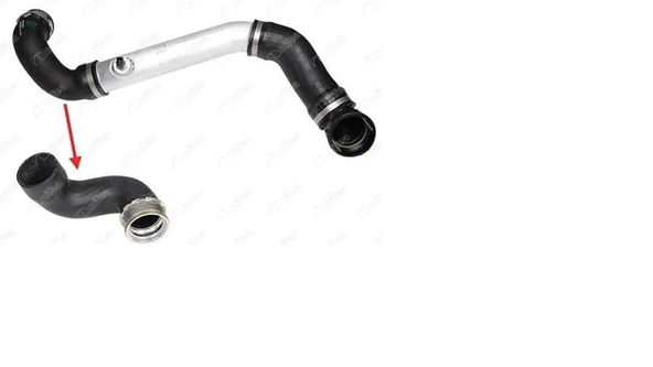 TURBOSARJ HORTUMU SOL BMW X3 E83 M47N2 ALT ürün görseli